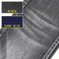 Black color good quality tr denim fabric 2-046C