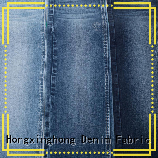 Hongxinghong cozy cotton spandex denim fabric supplier for jeans