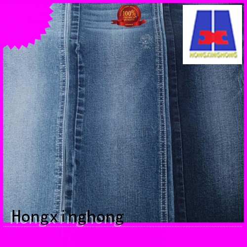 Hongxinghong shirts blue jeans material supplier for pants