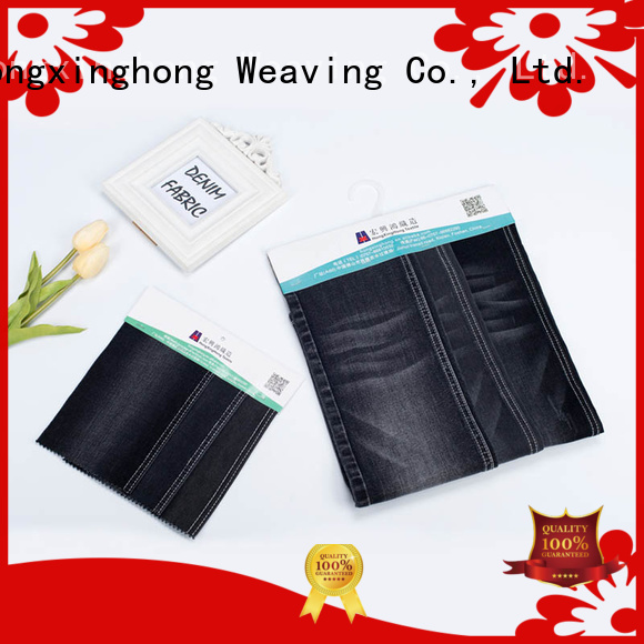 Hongxinghong shirts jeans fabric online 100% cotton for quick fashion brand