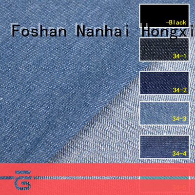 Hongxinghong top quality cotton jean fabric dropshipping for pants