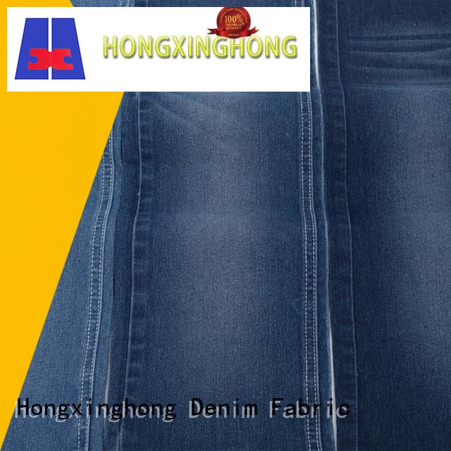 Hongxinghong jeans denim cloth wholesale for quick fashion brand