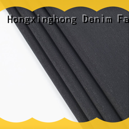 Hongxinghong dark denim fabric wholesale for trousers