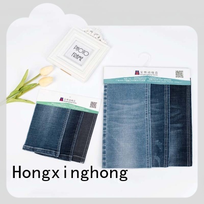 Hongxinghong comfortable stretch denim material easy to apply for jeans