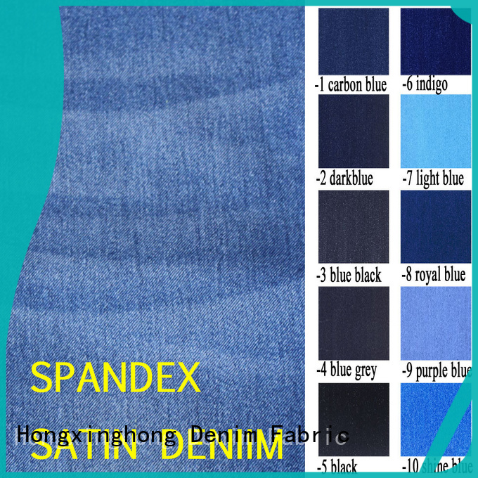 hot selling denim material online supplier for pants