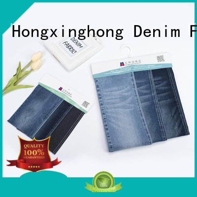 Hongxinghong durable bulk denim fabric mercerized for quick fashion brand