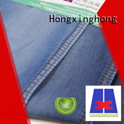 Hongxinghong light weight lightweight stretch denim fabric manufacturer for jacket