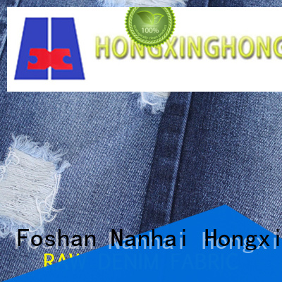 Hongxinghong fahion design 9oz denim dropshipping for jeans