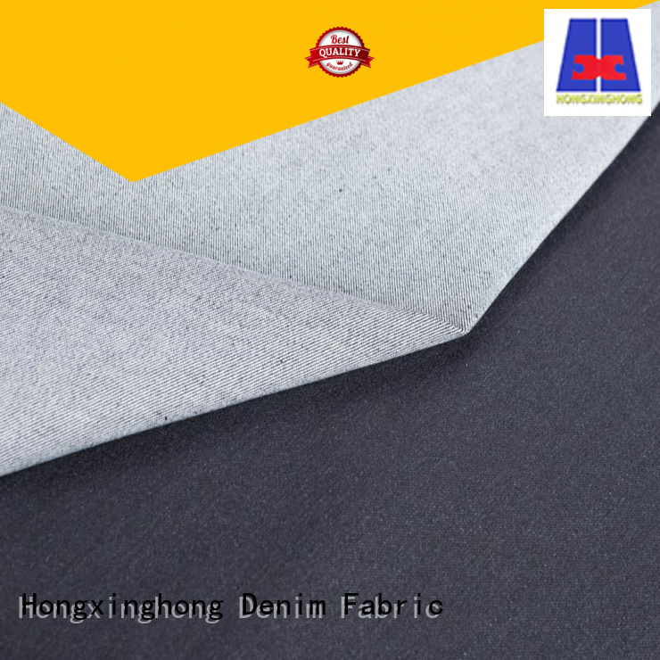 cozy cheap denim fabric manufacturer for jeans Hongxinghong