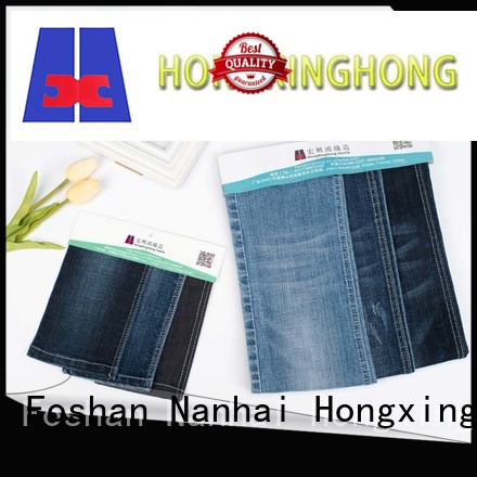 Blue color super strech tr denim fabric 648