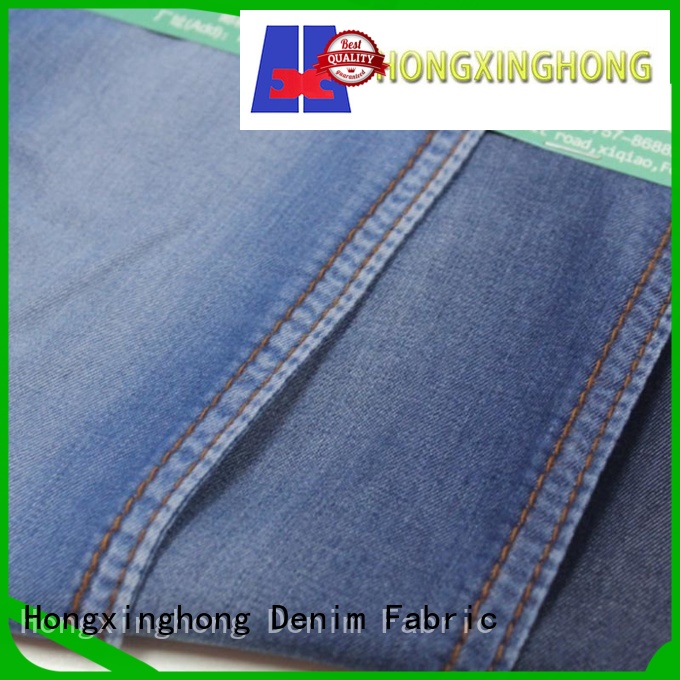 Indigo light weight tencel denim fabric