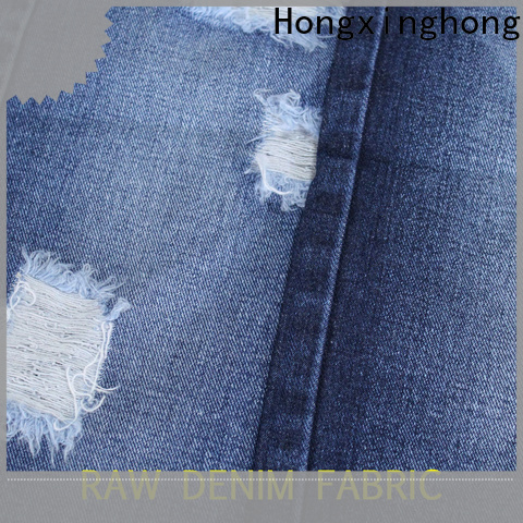 Hongxinghong cotton denim samples bulk production for pants