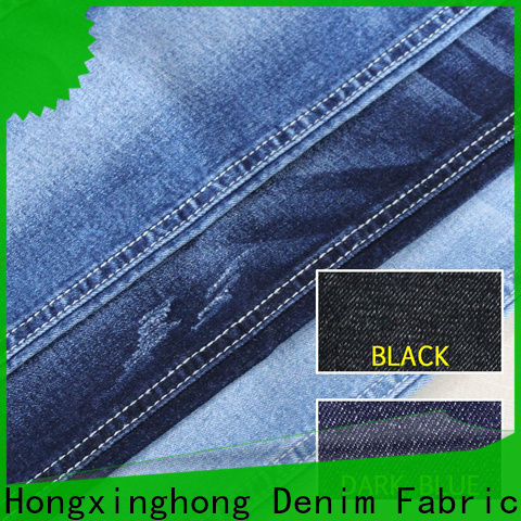 Hongxinghong quality firm stretch denim manufacturer for pants