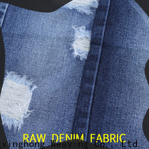 Hongxinghong natural denim fabric manufacturer for quick fashion brand