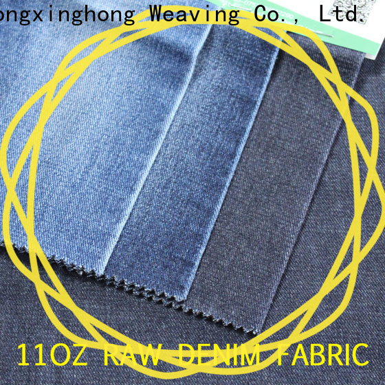 Hongxinghong quality bull denim material 100% cotton for pants