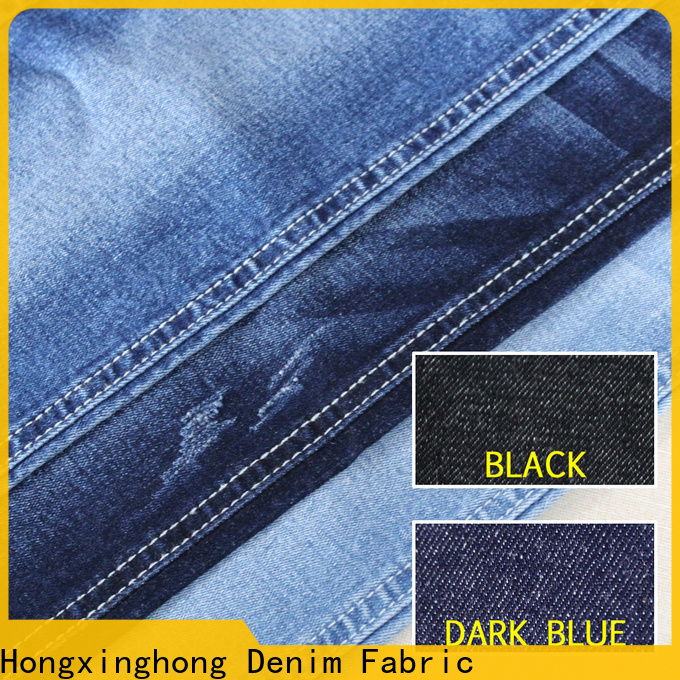 Hongxinghong fashion denim fabric dye bulk production for dress