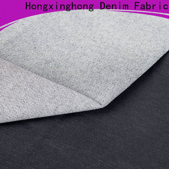 Hongxinghong in different color stretchable jeans fabric supplier for pants