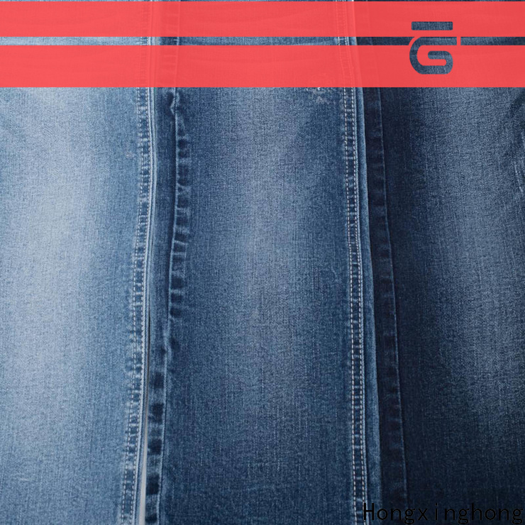 Hongxinghong denim jeans fabric factory price for quick fashion brand