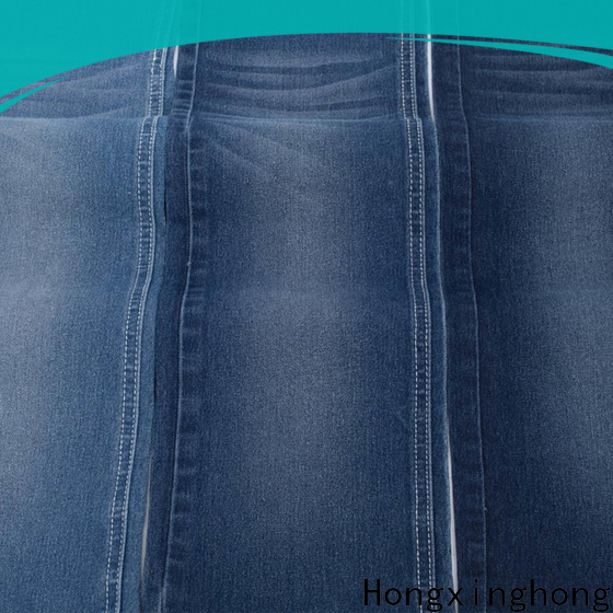 Hongxinghong practical super stretch denim fabric shop now for jeans