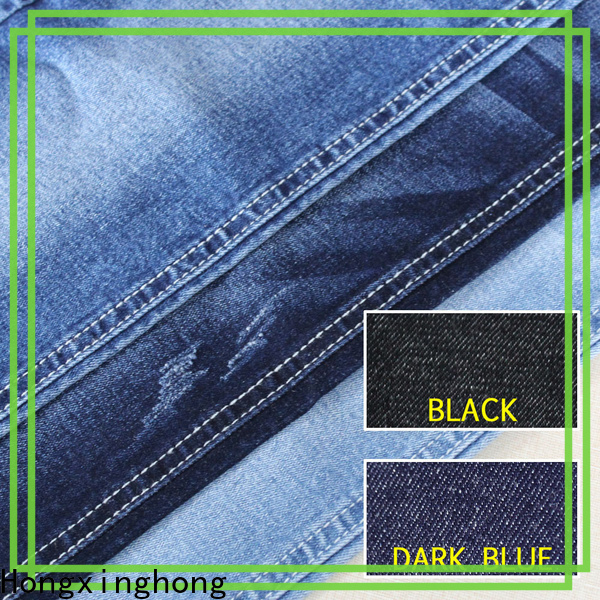 Hongxinghong in different color stretchable denim supplier for jeans