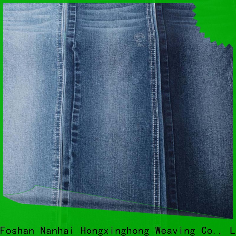 Hongxinghong raw denim fabric wholesale for quick fashion brand