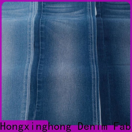 Hongxinghong practical denim material supplier for quick fashion brand