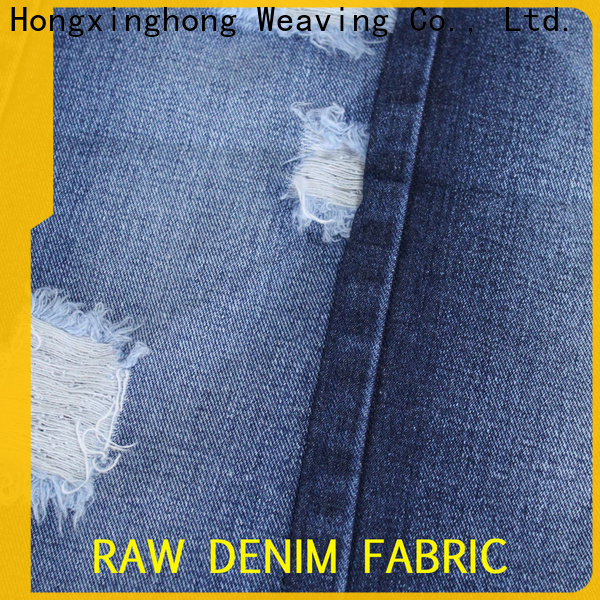 Hongxinghong quality blue jeans fabric wholesale for quick fashion brand