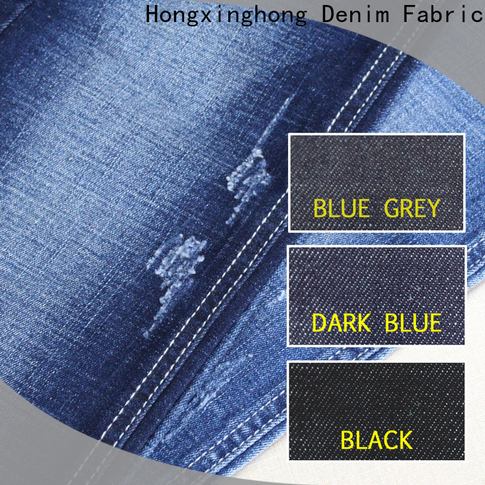 quality colored denim fabric 100% cotton for clothing