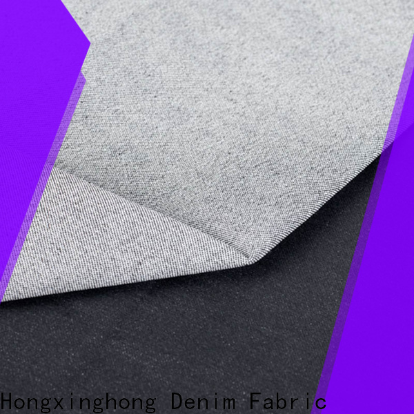 Hongxinghong comfortable indigo denim fabric series for jeans