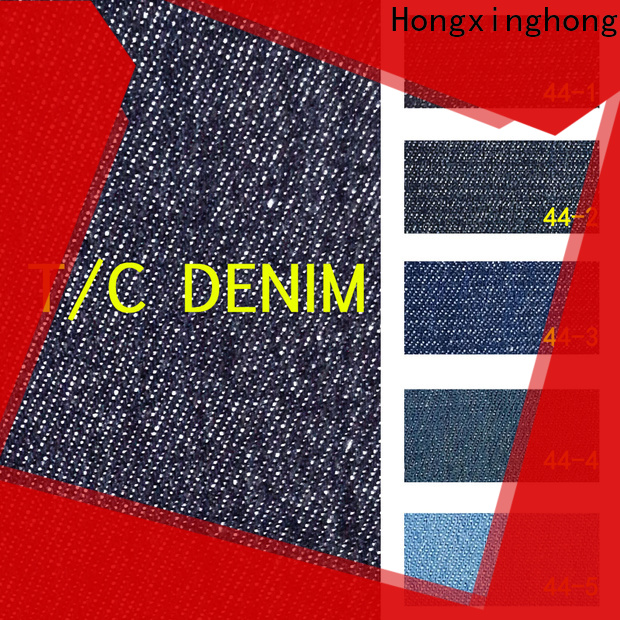 hot selling different types of denim fabric supplier for pants