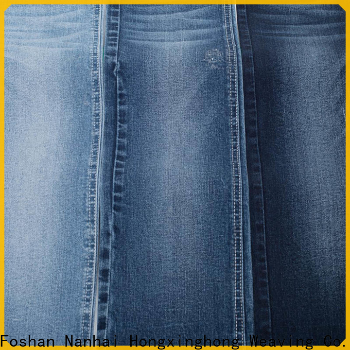 Hongxinghong soft jeans material manufacturer for pants