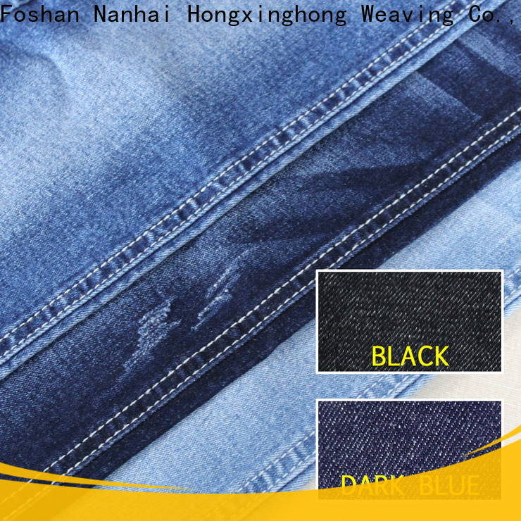 Hongxinghong denim material easy to apply for pants