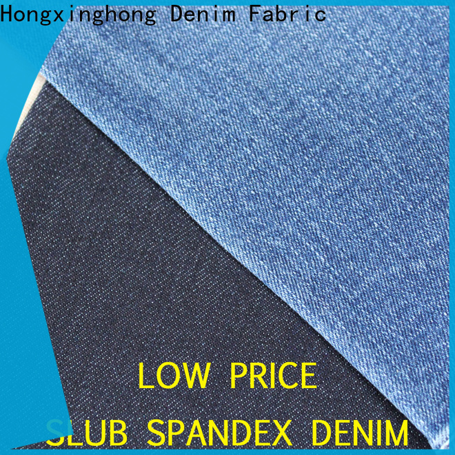 Hongxinghong quality stretchable jeans fabric shop now for jeans