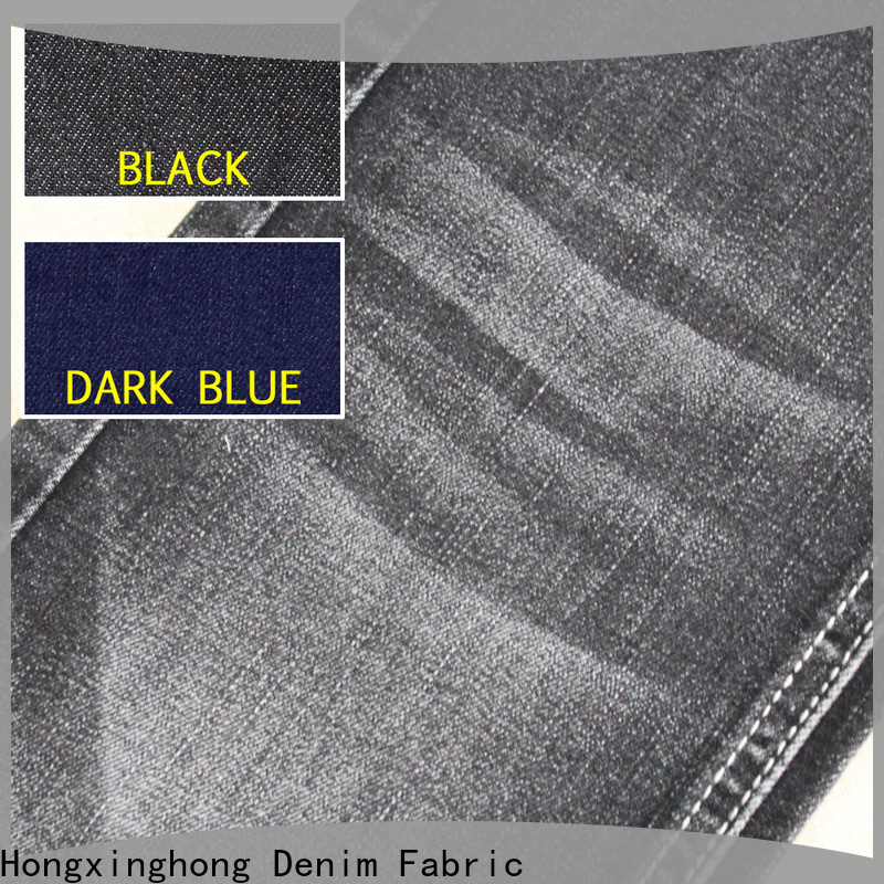 Hongxinghong fashion jean fabric texture manufacturer for trousers