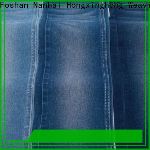 cozy dark blue denim fabric manufacturer for jacket