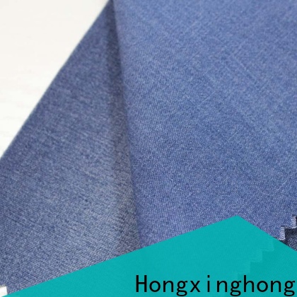 Hongxinghong different color organic denim fabric wholesale for dress