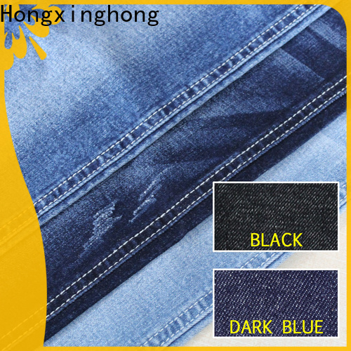 Hongxinghong raw denim fabric factory price for quick fashion brand