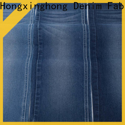 Hongxinghong denim fabric types wholesale for pants