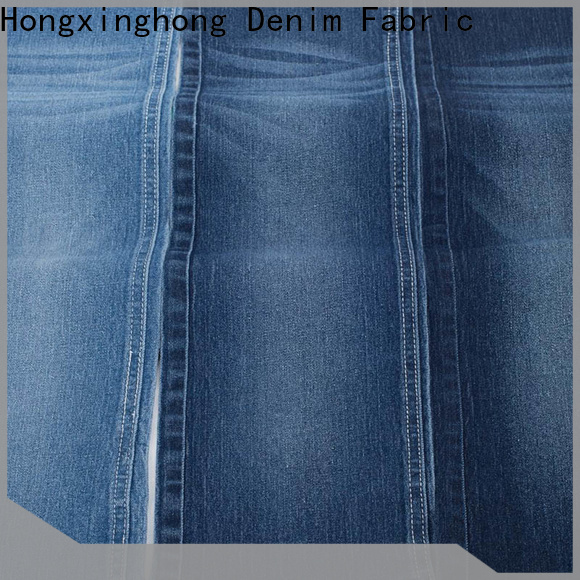 Hongxinghong denim fabric online easy to apply for jeans