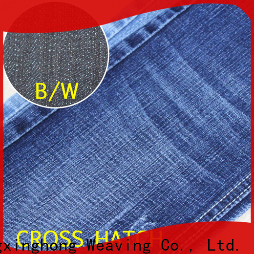 Hongxinghong fit quality denim fabric wholesale for pants