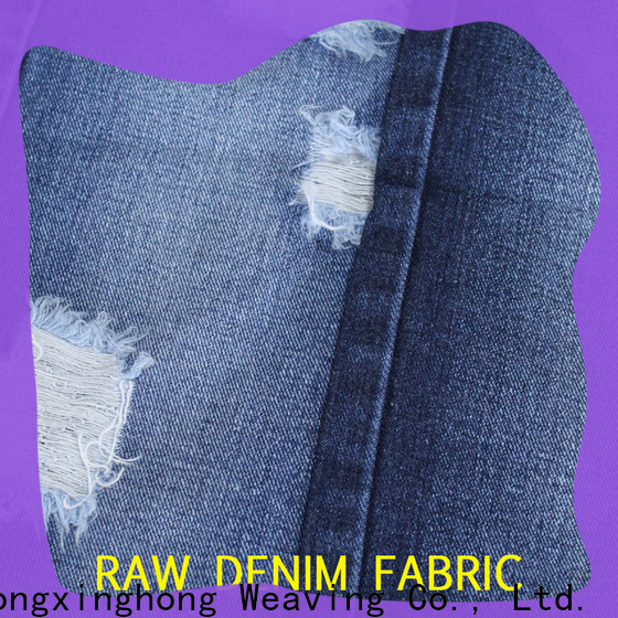 Hongxinghong cotton natural denim fabric manufacturer for quick fashion brand