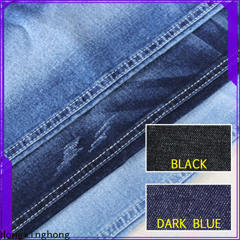 Hongxinghong popular cotton denim fabric dropshipping for jeans