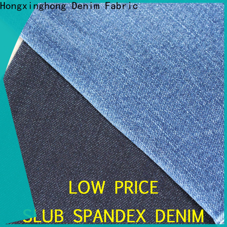 Hongxinghong practical jean material manufacturer for pants