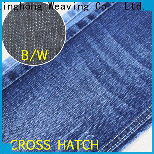 Hongxinghong fashion denim fabric types supplier for pants