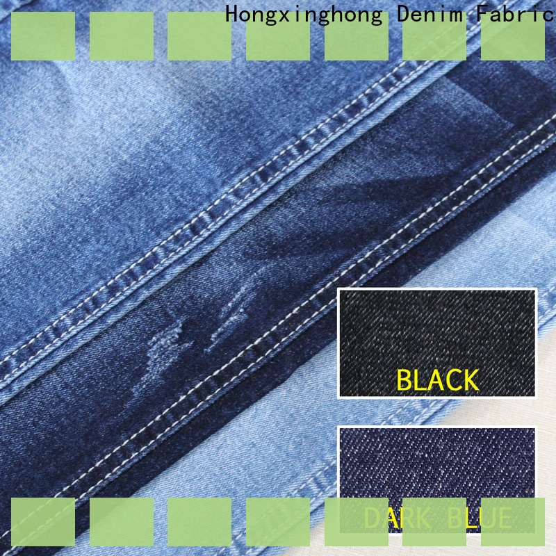 comfortable stretch cotton denim fabric supplier for quick fashion brand