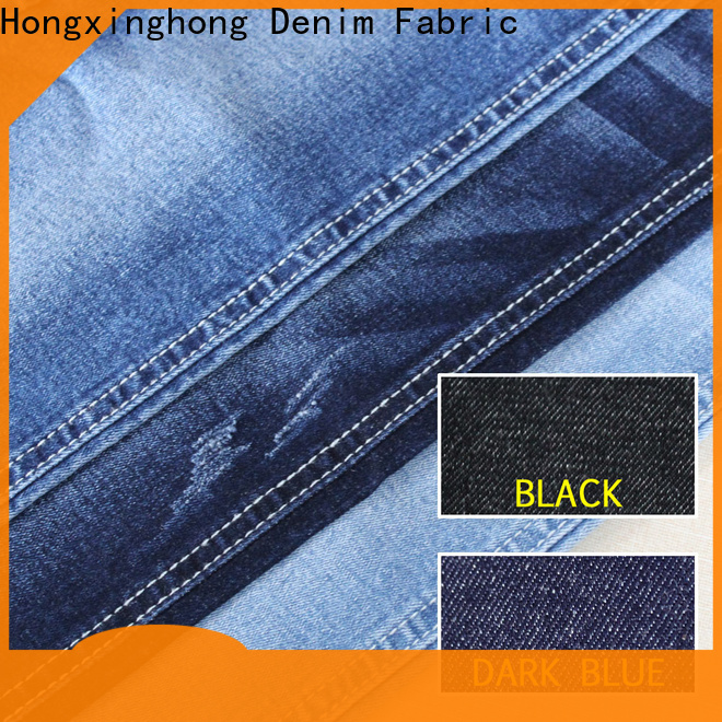 Hongxinghong colored denim fabric supplier for dress