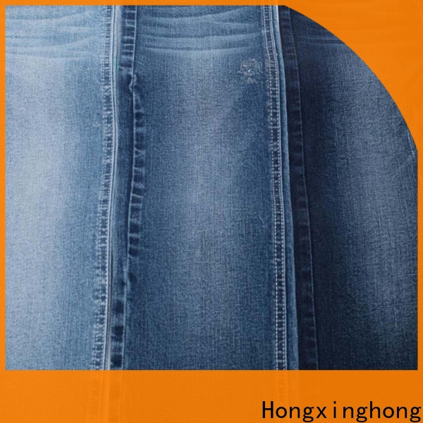 top quality denim polyester fabric wholesale for jeans