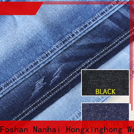 Hongxinghong fit denim fabric stretch easy to apply for jeans