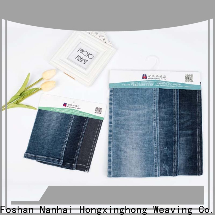 Hongxinghong durable denim and cloth shop now for jeans