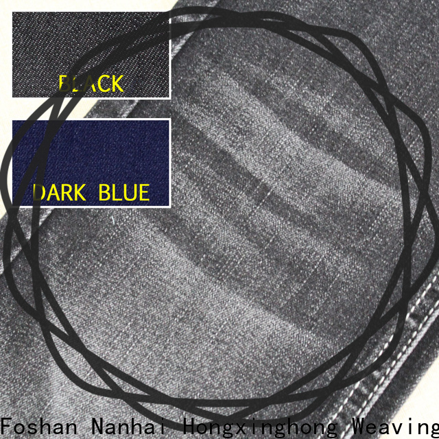 Hongxinghong stretchable denim fabric supplier for quick fashion brand